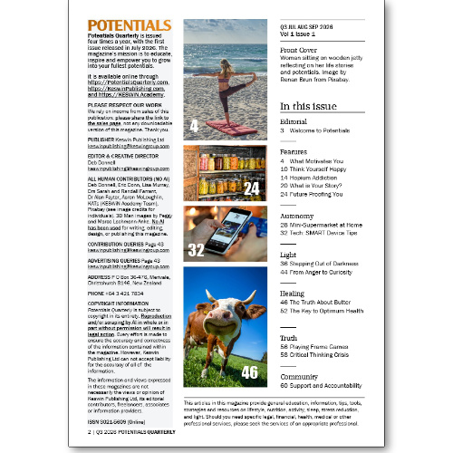 Potentials Quarterly Magazine PDF Volume 1 Issue 1 - Image 2
